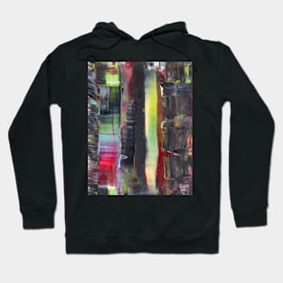 Abstract Art Acrylic Fluid Pour "Sim with Admin Privileges" Hoodie